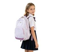 Générique Sac à Dos à Ravissant pour Filles Idéal pour l'École Léger et Pratique Quotidien du Primaire Lycée Joli Modèle Bandoulière pour Élèves (Purple, 31×14×41)