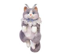 Générique Sac à dos animal - Sac en peluche en forme de chat de 19,69 pouces | à dos en peluche pour adolescents du primaire, garçons, filles, étudiants, sport, garderie, voyage à la plage