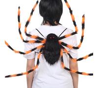 Générique Sac À Dos Araignée Adulte | Accessoire de Déguisement Araignée pour Fête d'Halloween - Sac À Dos en Peluche pour Rangement de Bonbons Fête d'Halloween Maison Hantée