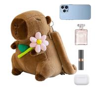 Générique Sac À Dos Capybara | Cartable Doux | Capybara Doux Animaux En Peluche Sac À Dos | Pour Filles Anniversaire Voyage Excursion d'une Journée Camping Pique-Nique Sport