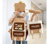 Générique Sac À Dos Capybara, Mignon À Organisation Multi-Compartiments, Set Sac À Dos Et Trousse De Voyage, Pour Garçons Filles Élèves Maison Salle De Classe Voyage Extérieur Shopping