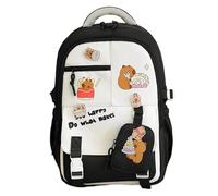 Générique Sac À Dos Capybara | Sac à Dos de Voyage Mignon Design Enfant pour Filles,Sac Léger Fournitures Scolaires École pour Sortie Voyage Excursion
