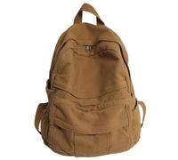 Générique Sac à dos classique unisexe tissu résistant pour emploi quotidien bretelles ajustables idéal école et couleur sobre confortable pratique élégant (Yellow, One Size)