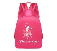 Générique Sac à dos danse pour enfants fille princesse ballet latin avec compartiment à chaussures séparé, léger et résistant pour l'école et les cours de danse, taille unique (One Size)