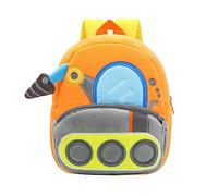 Générique Sac à dos de peluche de sac à dos d'excavatrice de sac à dos pour 2 garçons et filles de 4 ans (F, One Size)
