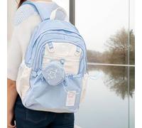 Générique Sac à dos de voyage - Sac à dos d'école 17 pouces | ordinateur portable en nylon - à d s ergonomique au quotidien d'une capacité de 21 L pour, adolescents et adultes, idéal pour l