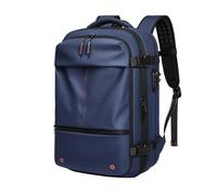 Générique Sac à dos de voyage sous vide pour homme, sacoche multifonctionnelle pour ordinateur, sac de compression sous vide, sac à dos grande capacité en TPU (Blue, One Size)