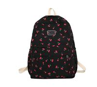 Générique Sac À Dos D'École Mignon De Grande Capacité Pour Les Filles Sac À Dos Polyvalent Léger Et Décontracté Pour La Journée Sac À Dos De (Black One Size)