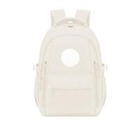 Générique Sac à dos d'école pour enfants, léger et durable, avec bretelles confortables, idéal pour les garçons et les filles (White, One Size)