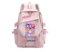 Générique Sac à dos d'écolier avec K Pop Demon Hunters sac d'école cool pour adolescents, léger et élégant pour l'école, l'université et les voyages