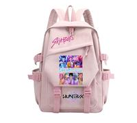 Générique Sac à dos d'écolier avec K Pop Demon Hunters sac d'école cool pour adolescents, léger et élégant pour l'école, l'université et les voyages