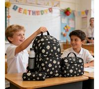 Générique Sac À Dos d'Écolière,Ensemble De Cartable Pour Élèves Du Primaire | Sac À Dos Avec Repas,pour Écoliers, Adolescents, Garçons, Filles, Voyage, Vacances et Sortie