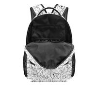 Générique Sac À Dos DIY À Colorier Cartable Fait Main Imprimé Vache | Sac Pour Ordinateur Portable Étudiant Pour Garçons Et Parents, Trajets Quotidiens, Camp D'Été, , Vacances, Bibliothèque,