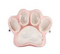 Générique Sac à dos en cuir motif chat bandoulière poche transparente pour filles femmes (White, One Size)