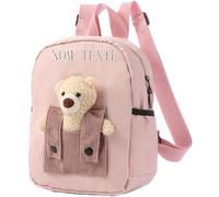 Générique Sac à Dos Enfant 3-12 Ans Personnalisés avec Noms - Cartable Primaire Maternelle avec Grande Capacité Sac a Dos Cadeaux de Rentrée pour Filles Garçons,Imperméable Réglable (Rose)