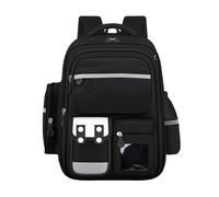 Générique Sac a Dos Enfant Ecole Sac à Dos Bebe Maternelle Fille Garcon Crèche grande capacité pour s, idéal pour les élèves du primaire. Léger et, il est doté de bretelles confortables. (Black, M)