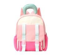 Générique Sac à Dos Enfant Maternelle Bicolore Tendance, Petit Cartable Léger Imperméable pour Tout-Petit Garçon Fille, Sac à Dos de Loisir Multicouleur pour Sortie Voyage Quotidien