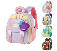 Générique Sac a Dos Enfant Personnalisé Prenom, Petit Cartable Enfant Maternelle Filles & Garçons, Bebe Sac d'école Personnalisable Enfant pour Primaire Ecole Voyage (Violet)