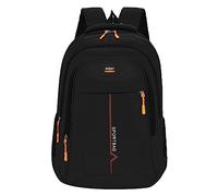 Générique Sac à dos étudiant à la mode nouveau modèle pratique sac à dos confortable de grande capacité pour les élèves du cycle et du (Black, One Size)