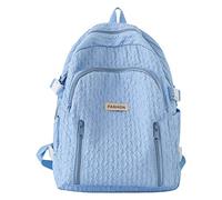 Générique Sac à dos étudiant nouvelle double compartiment grande capacité pratique léger et tendance modèle exclusif pour la rentrée confort optimal quotidien (Blue, One Size)