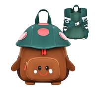 Générique Sac À Dos Fantaisiste Cartable mini imperméable champignon | Cartables Mignons Dessin Animé Pour Garçons Crèche Maternelle Zoo Parc Jardin Camping Pique-nique Promenade Activités
