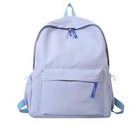 Générique Sac A Dos Femme Elegant Leger,ÉTudiants Masculins Et FéMinins Sac à Dos Loisirs Campus Cinq PièCes Sac Jeunesse Mode Grande Capacité Sac D'éCole (Blue, One Size)