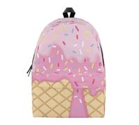Générique Sac à Dos Imprimé Glace, Cartable Sport Léger 400g