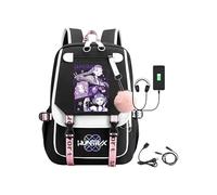 Générique Sac à Dos K Pop De-mon Hunters - Cartable Imperméable avec Huntrix Rumi/Mira/Zoey Imprimés de Personnages d’Animation - Sac d’École pour Garçons, Filles et Fans de K-pop