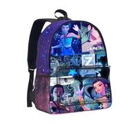 Générique Sac à Dos K Pop De-mon Hunters - Cartable Imperméable avec Huntrix Rumi/Mira/Zoey Imprimés de Personnages d’Animation - Sac d’École pour Garçons, Filles et Fans de K-pop