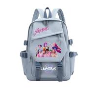 Générique Sac à Dos K Pop De-mon Hunters - Cartable Imperméable avec Huntrix Rumi/Mira/Zoey Imprimés de Personnages d’Animation - Sac d’École pour Garçons, Filles et Fans de K-pop