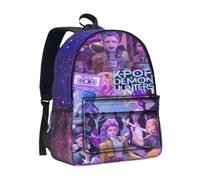 Générique Sac à Dos K pop De-mon Hunters - Cartable Imperméable Huntrix Rumi/Mira/Zoey avec Imprimés de Personnages d’Animation - Sac d’École pour Garçons, Filles et Fans de K-pop