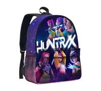 Générique Sac à Dos K pop De-mon Hunters - Cartable Imperméable Huntrix Rumi/Mira/Zoey avec Imprimés de Personnages d’Animation - Sac d’École pour Garçons, Filles et Fans de K-pop