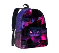 Générique Sac à Dos K pop De-mon Hunters - Cartable Imperméable Huntrix Rumi/Mira/Zoey avec Imprimés de Personnages d’Animation - Sac d’École pour Garçons, Filles et Fans de K-pop