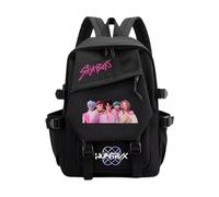 Générique Sac à Dos K pop De-mon Hunters - Cartable Imperméable Huntrix Rumi/Mira/Zoey avec Imprimés de Personnages d’Animation - Sac d’École pour Garçons, Filles et Fans de K-pop