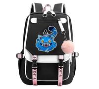 Générique Sac à Dos K Pop De-mon Huntrix - Cartable Imperméable avec Huntrix Rumi/Mira/Zoey Imprimés de Personnages d’Animation - Sac d’École pour Garçons, Filles et Fans de K-pop