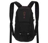 Générique Sac à dos LED, Sac à dos réfléchissant télécommandé, Pack de vélo rechargeable par USB pour rouler en toute sécurité la nuit