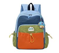 Générique Sac à dos léger dessins animés maternelle école quotidien garçons filles cartable léger (Blue, One Size)