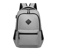 Générique Sac À Dos Noir Pour L'école, Le Collège Et Les Voyages : Cartable Avec 8 Compartiments (Grey, 30x18x45cm)