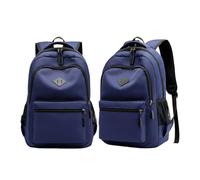 Générique Sac à dos noir pour l'école, l'université et les voyages : cartable à 8 compartiments (Dark Blue, One Size)