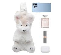 Générique Sac à Dos Peluche | Fermeture Éclair Douce Et Lisse - Sac Doudou Animal Portefeuille | Idéal Pour Voyage Shopping Camping Cadeau Anniversaire Adultes