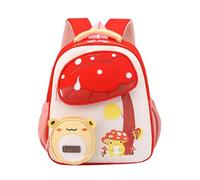 Générique Sac à dos pour enfants, garçons et filles, sac d'école durable, à dos de voyage léger pour tout-petits, élèves du primaire et du préscolaire (Red, One Size)