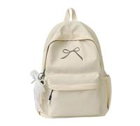 Générique Sac à dos pour filles Nœud, Fermeture Éclair Lisse, Imperméable | Sac à Dos Léger, Cartables Scolaires ados femmes école primaire collège lycée université pique-nique