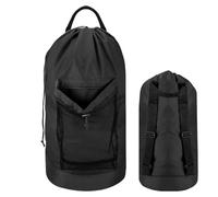 Générique Sac À Dos Pour Linge | À Linge Avec Fermeture Par Cordon | Sac De Rangement Portable Pour Salle De Bain Camping Voyage | Dressing Chambre Dortoire Laverie Appartement
