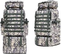 Générique Sac a Dos Randonnee 100L, Sac Randonnée, Voyage Imperméable Léger, Sac de Voyage Cabine Pliable, Sac a Dos Homme Montagne Trekking, Kit Survie Guerre