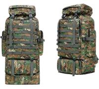 Générique Sac a Dos Randonnee 100L, Sac Randonnée, Voyage Imperméable Léger, Sac de Voyage Cabine Pliable, Sac a Dos Homme Montagne Trekking, Kit Survie Guerre