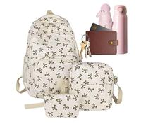 Générique Sac À Dos Sac À Main Pour Femmes - À Dos Élégant Avec Nœud Papillon Pour Femme | Léger Mignon Grande Capacité Organisateur Cosmétique Voyage Professeure Touriste Affaires Avion