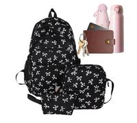 Générique Sac À Dos Sac À Main Pour Femmes | À Dos Nœud Papillon Tendance Fille,Léger Mignon Grande Capacité Organisateur Cosmétique Voyage Professeure Touriste Affaires Avion