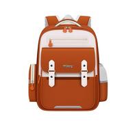 Générique Sac À Dos Scolaire Phosphorescent Enfant Cloud Garçons Filles 1re-6e Année Léger Anti-Douleur Dos Scolaire Cartable (Brown, L)