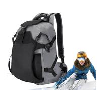 Générique Sac À Dos Ski - Sac à Dos Randonnée 30L - De Transport pour Raquettes | pour Skieurs Voyageurs Visiteurs De Station Guides Plein Air Casque Équipement Vêtements Voyage Randonnée