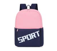 Générique Sac a dos sport enfant fille, petit sac a dos garcon blocs de couleurs athlétisme cartables scolaires Grande Capacité respirant durable pour École Voyage Sports de Plein Air (B)